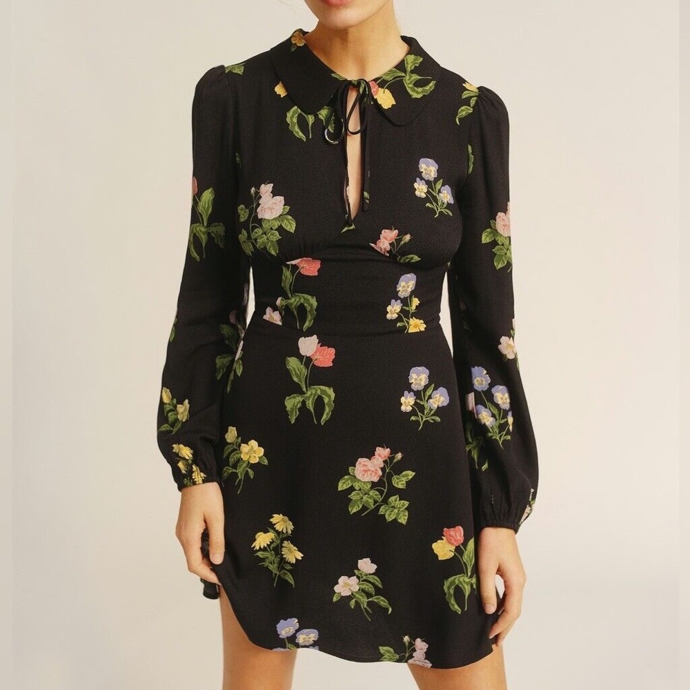 Reformation Will Dress in Night Bloom Size 12